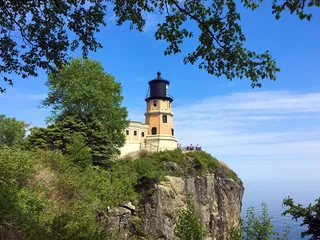 split rock light house，明尼苏达州，landmark，Historical，architecture，foghorns，Out，silver bay