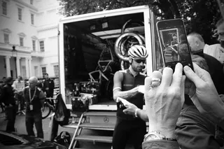 英国, 伦敦, 布拉德利·维金斯, 英国之旅, 自行车赛, 真实的人, 男人, 一群人