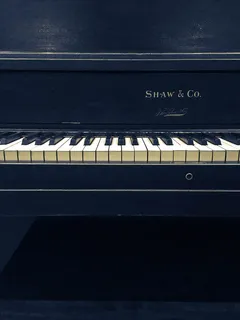 黑白 Shaw and Co. 立式钢琴 黑白 Shaw and Co. 立式钢琴