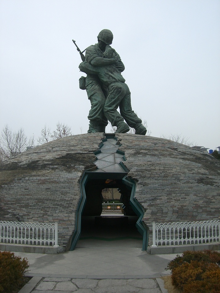 韩国，首尔，韩国，纪念碑，纪念馆，战争，雕像，雕塑