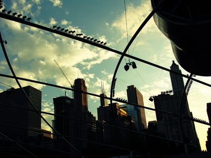 灰色混凝土建筑