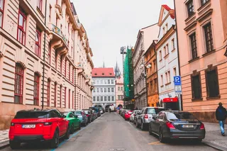 捷克，布拉格，最小，建筑，建筑，结构，城市景观，透视