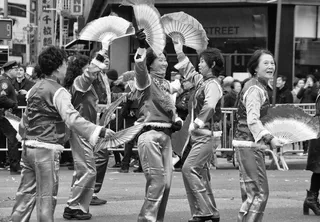 中国、唐人街、纽约、纽约、曼哈顿、新年、庆典、游行