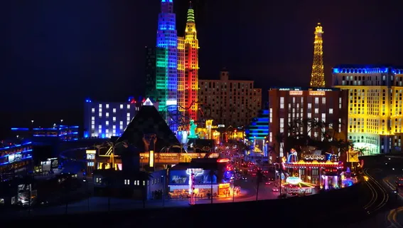 汉堡、乐高、微型玩具、夜晚、城市景观、照明、城市天际线、著名场所 汉堡、乐高、微型玩具、夜晚、城市景观、照明、城市天际线、著名场所