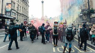 伦敦，英国，颜色，颜色，烟雾，英国，英国，*