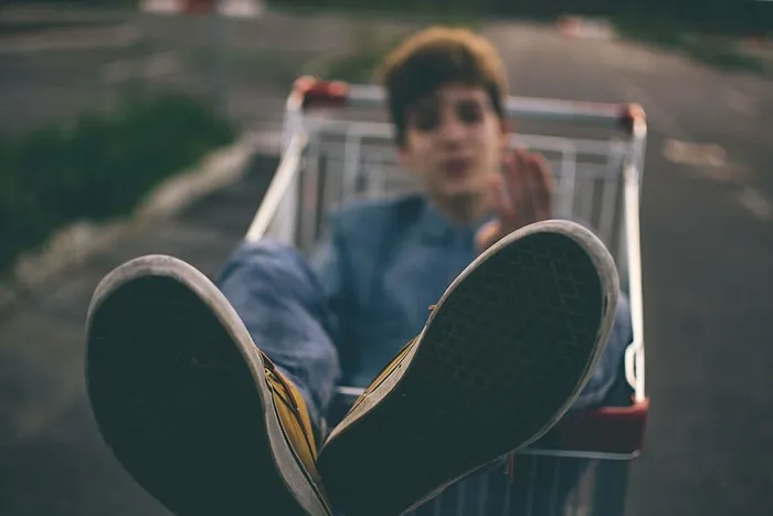 成人、模糊、特写、日光、鞋、腿、休闲、男人