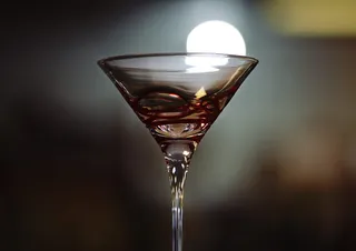 酒，玻璃，太阳，月亮，抽象，插图，宏，生活方式