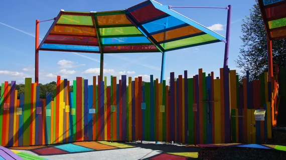 国家花园秀, 拜罗伊特, 2016, 休息, 多色, 架构, 建筑结构, 建筑外观