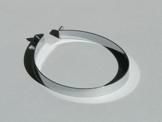 自行车支架，自行车夹，软管附件，自行车，软管夹，银，金属，柔性