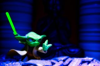 尤达，星球大战，绝地，人物，玩具，战士，光剑，力量