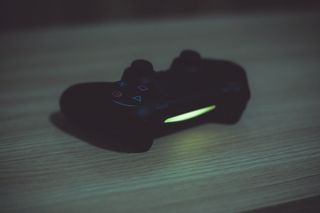 游戏机、控制器、视频游戏、游戏、室内、桌面、静物、特写