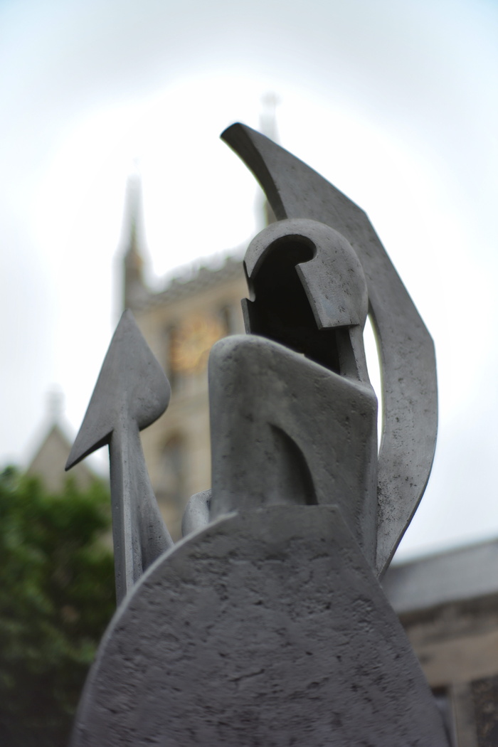 英国伦敦，勇士，雕像，景深，石头，教堂，无人