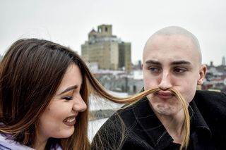 哈哈，搞笑，傻，傻男人，搞笑男人，情侣，可爱，可爱的情侣