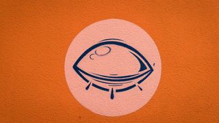 涂鸦，眼睛，闭着，风格化，闭着眼睛，橙色，装饰，涂漆