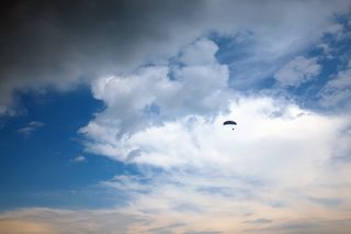 空气，大气，背景，美丽，蓝色，蓝天，明亮，气候