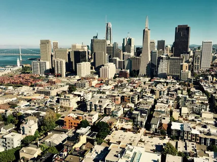 城市建筑鸟瞰图