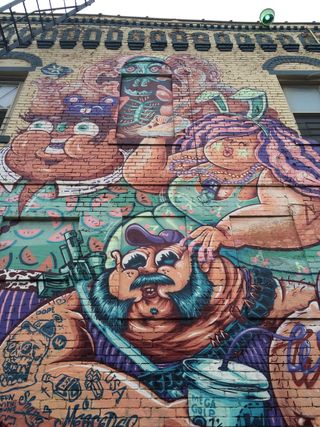 底特律，东部市场，美国，艺术，城市，格拉菲蒂，街道，街道艺术