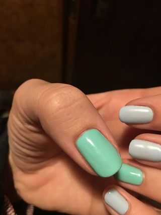 指甲、美甲、清漆、手、手、油漆、化妆品、油漆