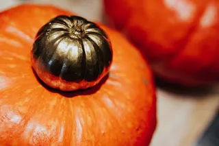 金色南瓜装饰物