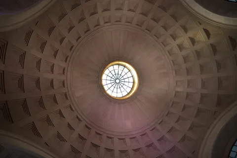 费城，美国，天花板，techo，简约，圆形，比例，空间
