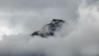 云，雾，山，山顶，自然，山峰，山峰，云天