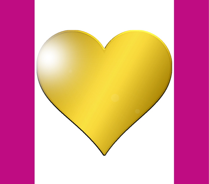 心、黄金、感激、感谢、庆祝、象征、爱、认可