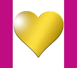 心、黄金、感激、感谢、庆祝、象征、爱、认可