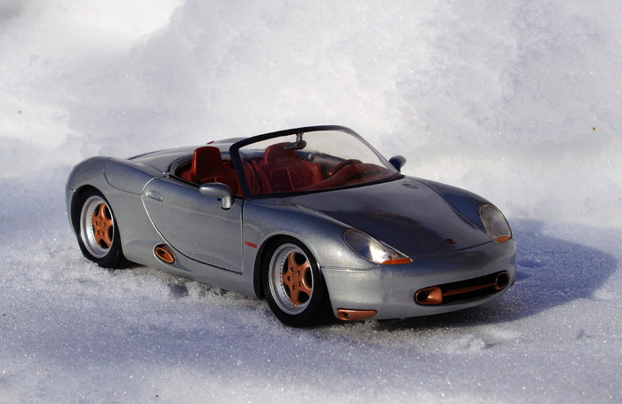 模型车, 保时捷, Boxster, 运动型, 保时捷, Boxster, 银, 可转换, 车辆