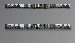 超宽，全景，城市，乌拉圭，建筑，建筑外观，建筑结构，白天