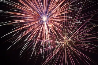 7月4日，庆祝，7月4日，独立日，7月4日，烟花，夜晚，灯火通明