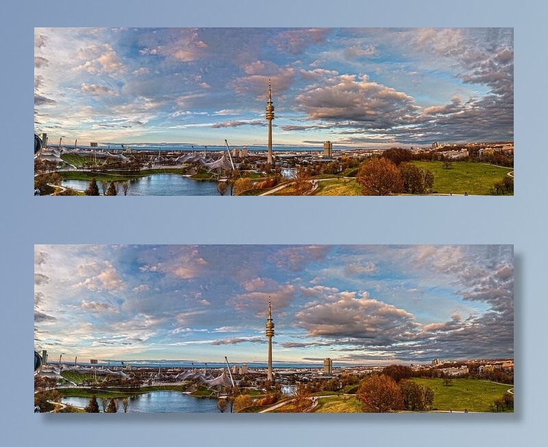 全景，照片，城市，秋天，慕尼黑，奥林匹亚山，奥林匹克体育场，景观