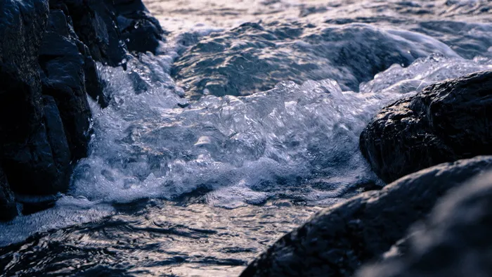 水，撞击，岩石，自然，风景，海洋，海洋，海滩