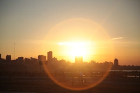 太阳、contrazluz、剪影、步行、atrade、快乐、人、背光