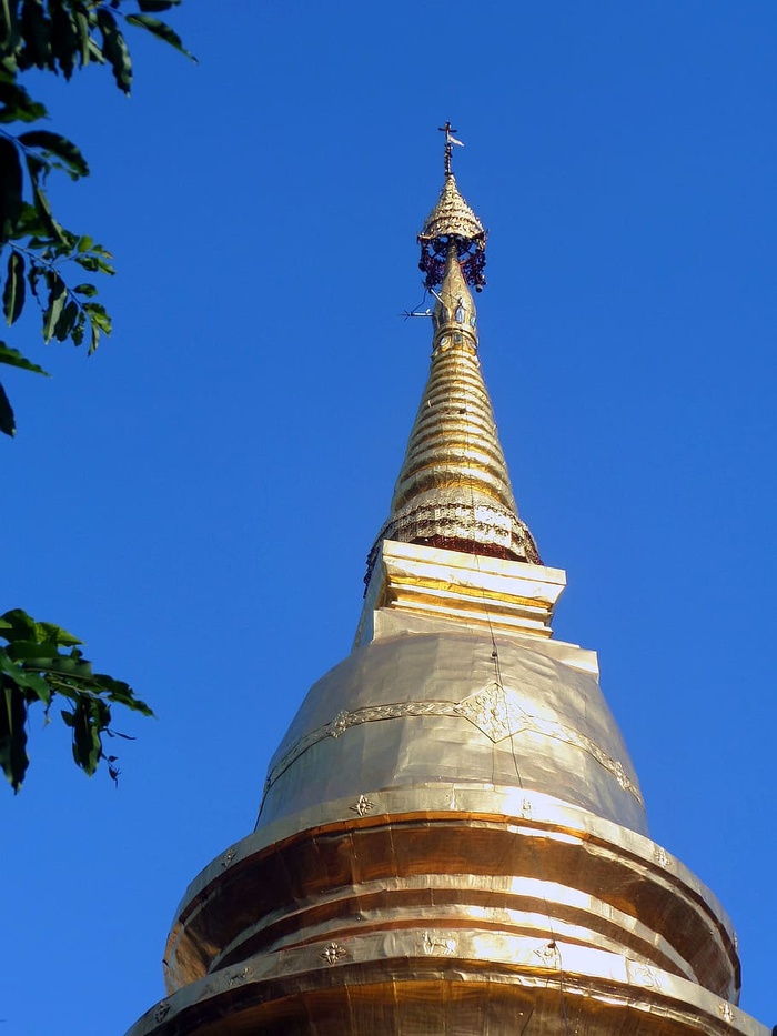 泰国清迈南塔兰寺的宝塔