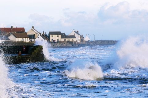 海洋，户外，自然，水，海，海浪，建筑，住房
