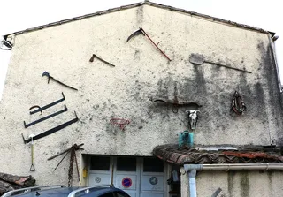 法国，雷恩·勒哈托，生活方式，建筑，房屋，住宅，墙壁建筑特征，建筑结构