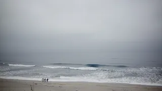 蓝色、灰色、沙子、大海、海岸、冲浪、水、波浪