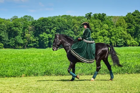 马，女士，座位，女士，缰绳，骑马，卡钳，马