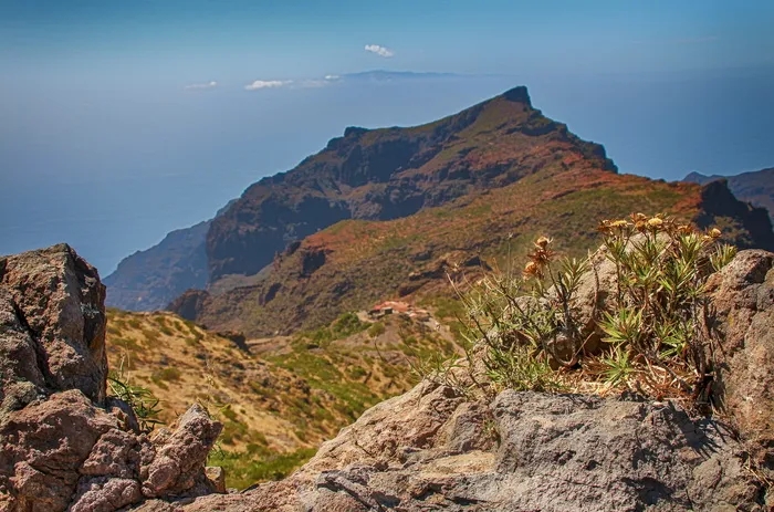 景观，自然，特内里费，火山景观，火山岩，天空，广阔，山脉