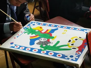 设计、危地马拉、绘画、创意、艺术和工艺、多色、休闲活动、真人