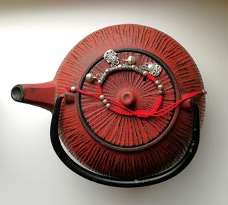 制造商，茶，注射器，红色，砖，中国，茶党，工作室拍摄