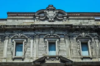 建筑，建筑，立面，窗户，旧，米兰，米兰，意大利