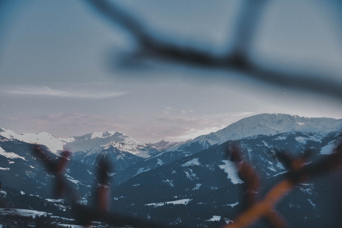 航空，摄影，山地，山地，风景，雪，白，森林