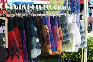 各色服装，展示摄影，连衣裙，服装，洗衣，时尚，漂亮，模特