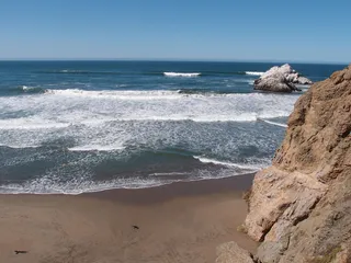 海洋、山脉、海洋、景观、夏季、景观、户外、自然