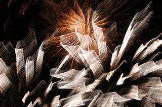 夜间烟花、户外、自然、图案、装饰、分形、照明、火灾