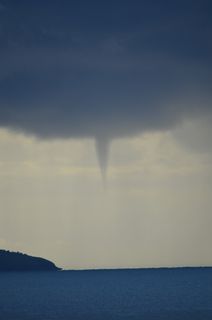 水，漏斗，漩涡，漏斗，大自然，巨大的漏斗，大海，天空