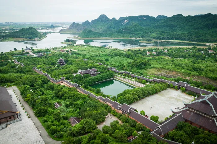 安全事务、越南、旅游、白丁、寺庙、水、植物、自然