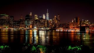 照片，城市，身体，水，白天，纽约市，全景，城市