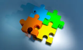 拼图，拼图碎片，连接，拼图，覆盖的存储卡，在一起，连接，拼图在一起